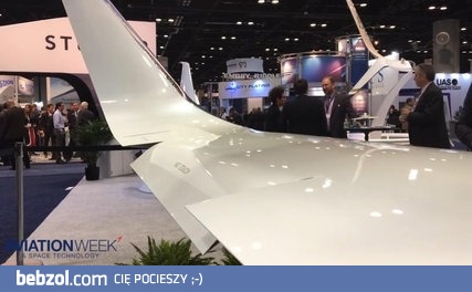 Elastyczne lotki skrzydła samolotu