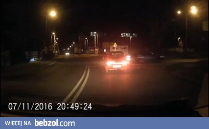 Kompletnie pijany kierowca i jego ujęcie