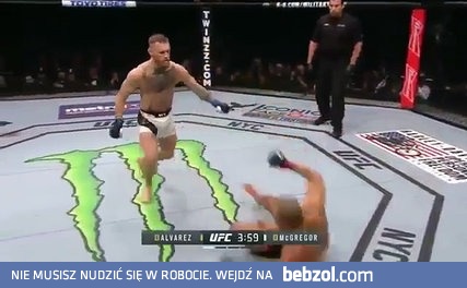 UFC 205 Conor McGregor vs Eddie Alvarez - Walka Nokaut KO