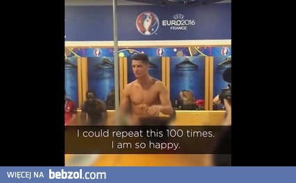 Wzruszająca przemowa Cristiano Ronaldo po wygraniu EURO 2016