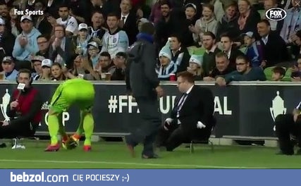 Niecodzienna sytuacja w trakcie meczu w Australii