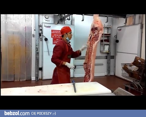 Specjalista w krojeniu mięsa