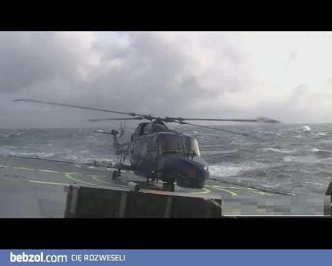 Mistrzowskie lądowanie helikopterem