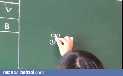 Piękno kaligrafii: Wietnamska nauczycielka pisze na tablicy