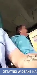 Nietypowe pożegnanie kierowcy