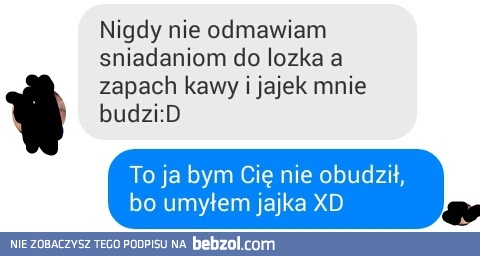 Zapach kawy i jajek