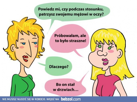 Patrzysz swojemu mężowi w oczy?