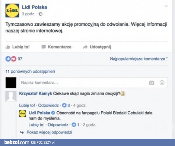 Promocja odwołana