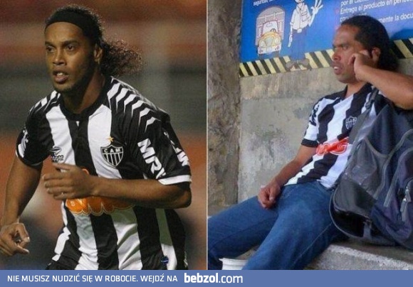 Ronaldinho po miesiącu w Rosji
