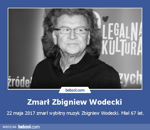 Zmarł Zbigniew Wodecki 