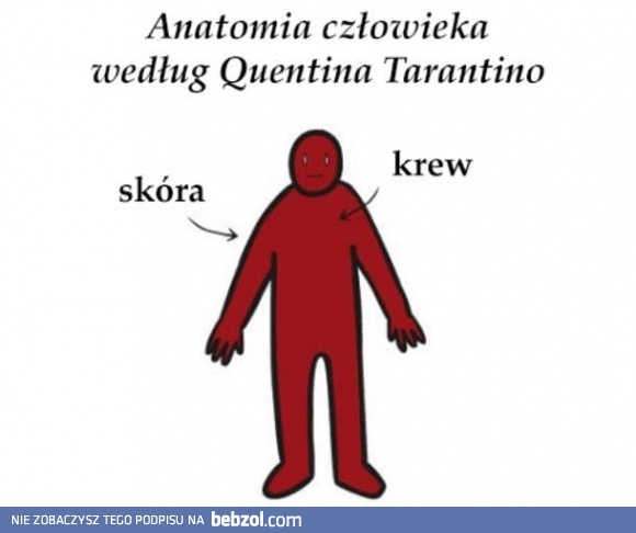 Anatomia człowieka według Quentina Tarantino