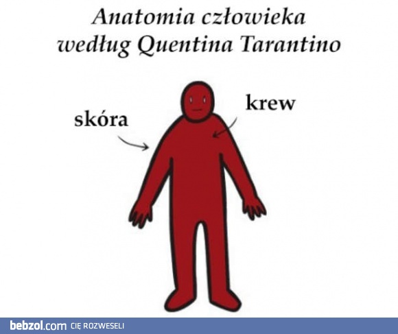 Anatomia człowieka według Quentina Tarantino
