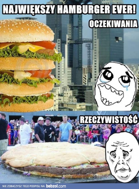 Największy hamburger na świecie