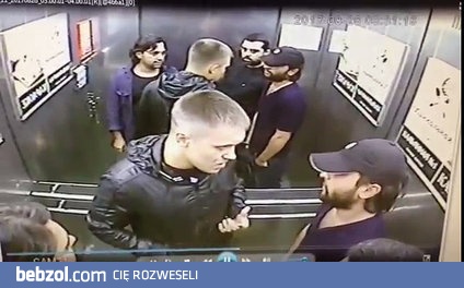 Bijatyka w windzie 1 vs 3