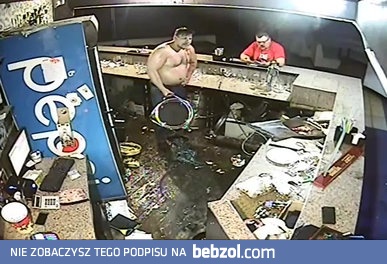 Wielka draka w ukraińskim barze