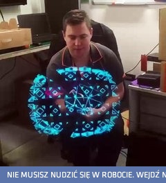 Obrotowy wyświetlacz LED 