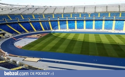 Stadion Śląski - widok z najwyższego punktu na obiekcie