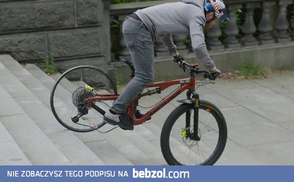 Ekstremalny test kół rowerowych