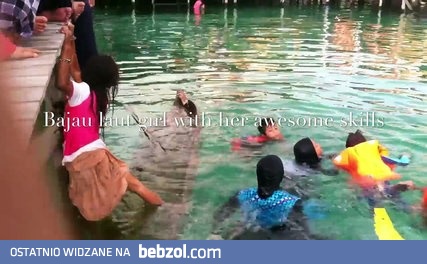 Dziewczynka z plemienia morskich nomadów ratuje zatopioną łódź