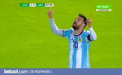 3 gole Messiego dające awans Argentynie na Mistrzostwa Świata