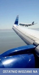 Bliskie spotkanie dwóch samolotów podchodzących do lądowania