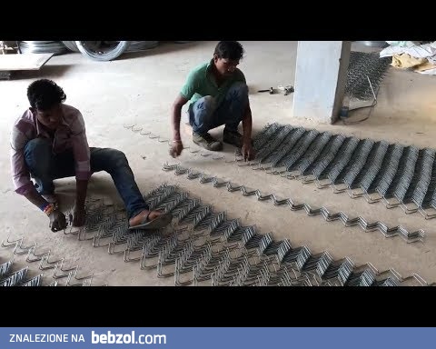 Produkcja drucianej siatki ogrodzeniowej w Indiach