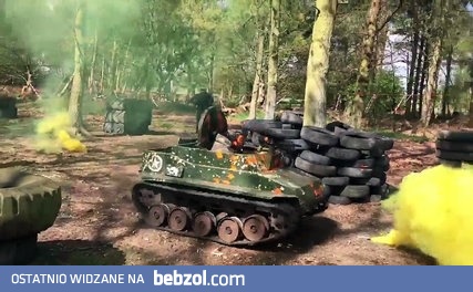 Paintball w miniaturowych czołgach