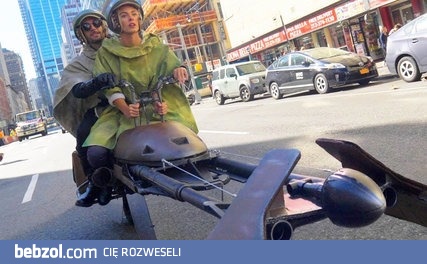 Halloween pojazdy z gwiezdnych wojen w Nowym Jorku