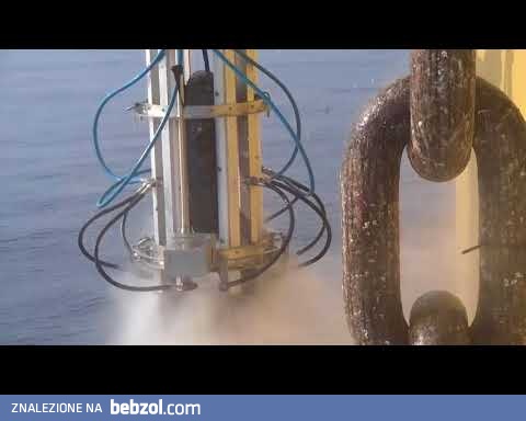 Maszyna do czyszczenia łańcucha kotwicznego