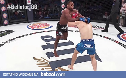 Bellator 186: Tywan Claxton wins by Flying Knee Knockout! 