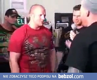 Fedor Emelianenko kicked ass on the reporter