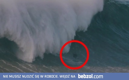Surfer łamie kręgosłup na największych falach świata 