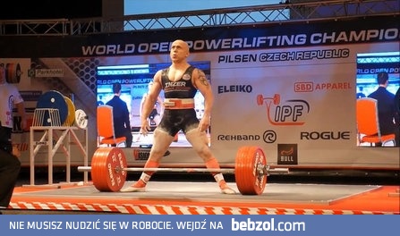 Jarosław Olech Mistrz Świata w Trójboju Siłowym Pilzno 2017