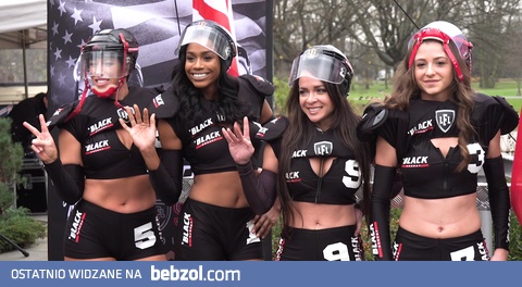 Piękne zawodniczki Legends Football League w Polsce