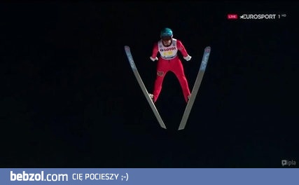 Upadek Denisa Kornilova w Wiśle 18.11.2017 