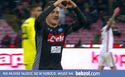 Zieliński strzela ładną bramkę dla Napoli
