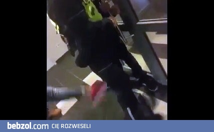 Pijany uczeń pobił policjanta