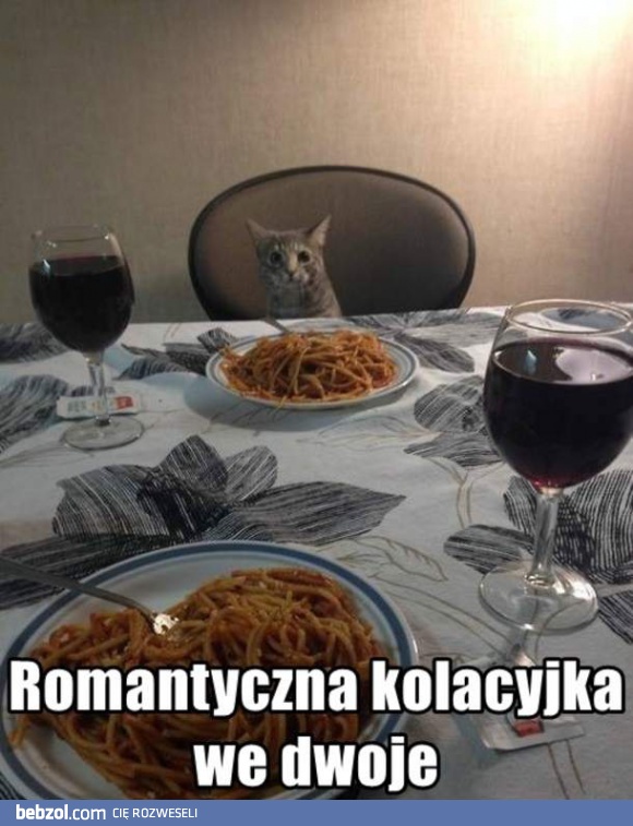 Romantyczna kolacyjka