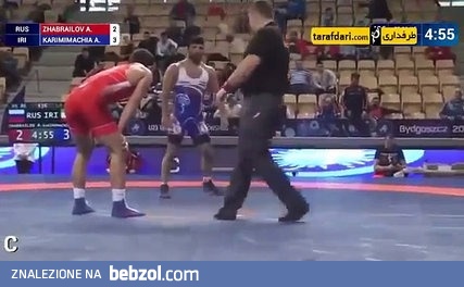 Irański zapaśnik celowo przegrywa z Rosjaninem