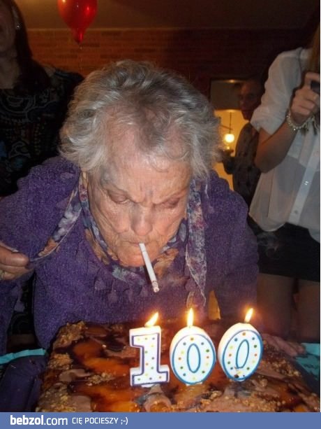Tak chcemy świętować urodziny na starość