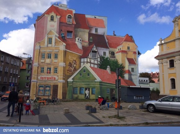 Niesamowity mural w Poznaniu