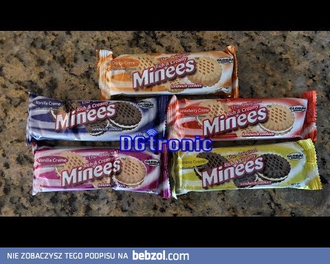 MINEES SANDWICH COOKIES  REVIEW VIDEO