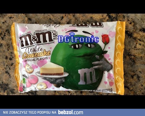 m&m's WHITE CHEESECAKE  chocolate  REVIEW VIDEO