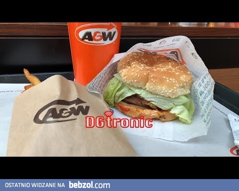 A&W TEEN BURGER REVIEW VIDEO