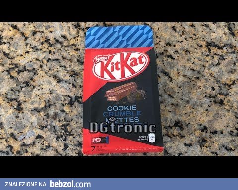 NESTLE COOKIE CRUMBLE KIT KAT  REVIEW VIDEO