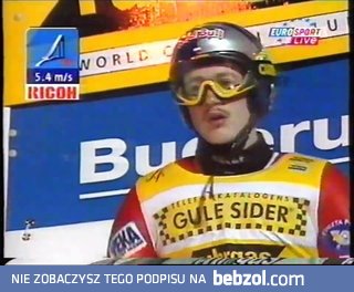 Adam Małysz Trondheim 2001 138m i sławna reakcja Tajnera