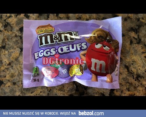 m&m's MILK CHOCOLATE PEANUT BUTTER EGGS  REVIEW VIDEO