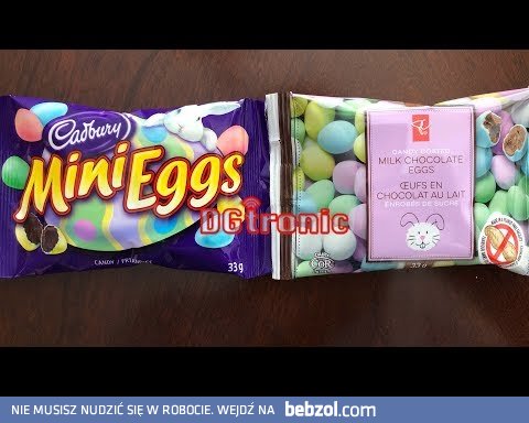 Cadbury Mini Eggs vs Presidents Choice Eggs