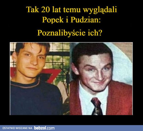 Popek i Pudzian 20 lat temu