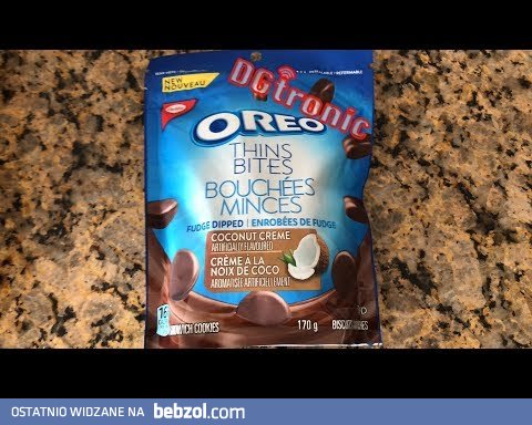 OREO THINS BITES FUDGE DIPPED COCONUT CREME  REVIEW VIDEO